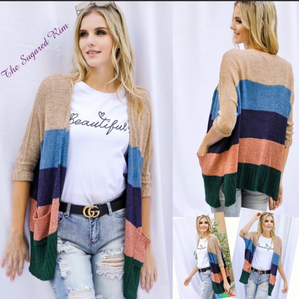 Beautiful colored cardigan for any season